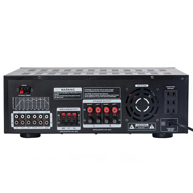 Sunbuck 7.1 channel 1100W high power FM radio USB SD card card package amplifier home theater professional stage AV amplifier