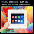 Home Bluetooth Wall Amplifier Background Music Host Control System Mini Touch Key Ceiling Speaker Audio Panel U Disk And TF Card