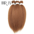3PCS Vixen Bundles Crochet Hair 26Inch Synthetic Pre-stretched Braids Hair Extensions Kanekalon Yaki Straight Pony Hair Bundles