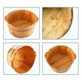 Foot Bath Basin Feet Soaking Tub Footbath Bucket Wooden Foot Bath Soak Foot Tub for Women Men Bathroom Soaking Feet Foot SPA