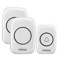 CACAZI New Wireless Doorbell Waterproof 300m Range US EU UK Plug-in Home Intelligent Door Bell Chime 1 2 Button 1 2 3 Receivers