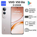 Vivo V50 Lite 5G Global Edition Smartphone 2026 Latest Model 6.77-inch 120Hz AMOLED Display 6500mAh Battery 8+256GB Smartphone