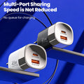 45W USB Charger Fast Charging Type C Fast Phone Charger for iPhone 17 16 15 Samsung Galaxy S25 S24 Xiaomi PD Adapter