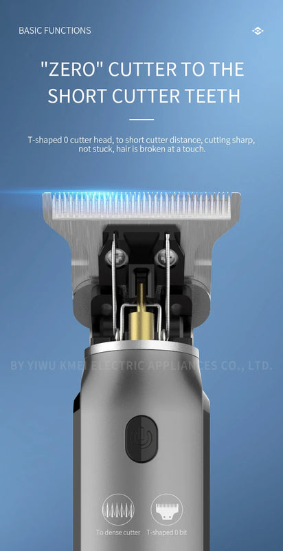Kemei Professional Hair Clipper Electric Clippers New Electric Men Retro Head Carving Oil Head Trimmer Electric Shaver km-1757