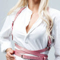 Women's Belt Woman Harness Belt Lingerie PU Leather Harness Suspender Harness Chest Harness Women Top Clothing Accessories