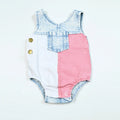 Summer Denim Collection Girls Dress Set Cute Baby Rompers - View 8 | SAMAG