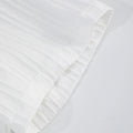 Men's White Pleated Texture Set Cuban Collar Short Sleeve | SAMAG