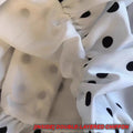 Backless Sexy Halter Beach Babydoll Crop Tops Women Polka Dots V Neck Sleeveless T Shirt Ruffles Basic Tees Not-Padded Pad