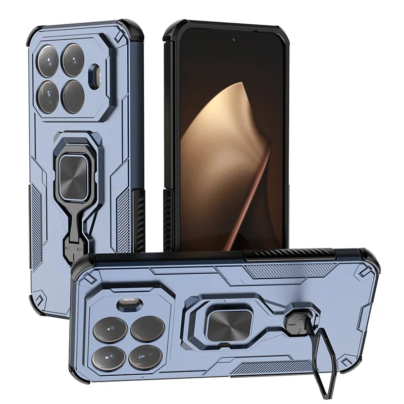 For Xiaomi 15T Pro 5G Case Car Magnetic Ring Stand Armor Phone Cases for Xiaomi15T Xiomi Mi15T Mi 15 T T15 Xiaomi15T Back Cover