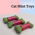 Rope Wound Bone Cat Grass Toys Cat Catnip Ball Toys,Cat Self-Entertainment Toys, Cat Snack,Kitty Teeth Cleaning Lick Dental Toys