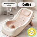 Foldable Baby Bath Support Newborn Bathtub With Sensing Temperature Non-Slip Infrant Shower Bed With Support Bracket