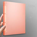 2/4 Hole A4 Binder Folder Pp Folder D-Type Clip Office Storage File Ring Waterproof Test Paper Data Storage Folder Office Supply
