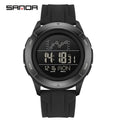 SANDA 2198 Timing Men's Electronic Watch Outdoor Climbing Sports Waterproof LED Large Dial Alarm Clock - Visuel 9 | SAMAG