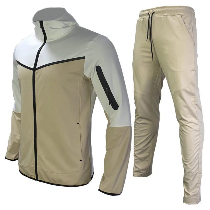 Men's new jogging suit, sweater, hoodie, jacket, sweatpants, 2 - piece fashion casual autumn and winter - View 2 | SAMAG