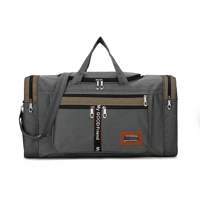 Women Men Nylon Travel Duffel Bag Carry On Luggage Bag Men Tote Large Capacity Weekender Gym Sport Holdall Overnight Bag Pouches
