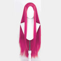 Classic Anime Poke Jessie Cosplay Wig 100cm Rose Red Pink Heat Resistant Synthetic Hair For Women Halloween Party Carnival Props