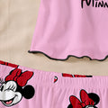 Women's 2-piece Disney Minnie Bow Cute Cartoon Pattern | SAMAG