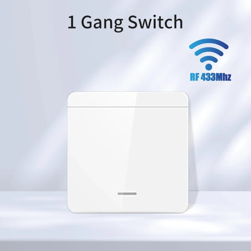 Wifi Smart Switch for Led Lighting Tuya Smart Life RF 433MHz Remote Voice Control Alexa Google Alice 1/2/3 Gang Wireless Switch