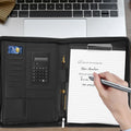 1Set A4 Zipper Binder Multifunctional Document Organizer Folder Office Portfolio Business Folder Portfolio Binder Organizer