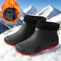 Men's new fashionable and versatile short tube anti slip rain boots, outdoor fishing waterproof shoes, construction work thick s