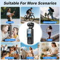 Kaysunlin WiFi Sports Wearable Camera Travel Bicycle Driver Recorder Mini Sports Cam for Motorcycle and Vlogging with 32GB Card
