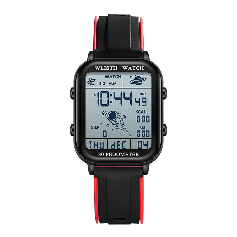 WLISTH Multifunctional Digital Watch Display Sport Electronic Watches Mens Stopwatch Countdown Wristwatch - Visuel 8 | SAMAG