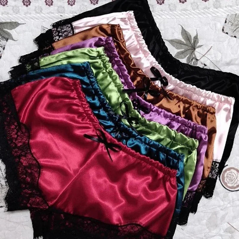 Sexy Womens Lace Sleepwear Lace Nachtkleding Lingerie Sleeveless V-Neck Babydoll Pajamas Set Lingerie Tops Shorts Set Nightwear