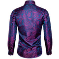 Men's fashionable business shirt with iridescent paisley | SAMAG