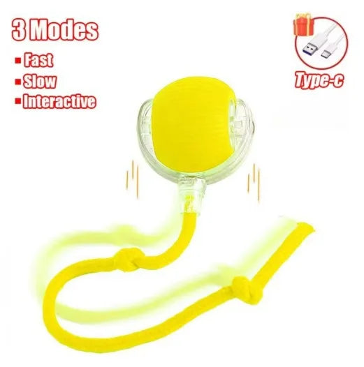 Smart Rolling Ball Cat Toy Interactive Self Play Bite Resistant Pet Toys for Cats Entertainment Boredom Relief Pet Supplies Cat