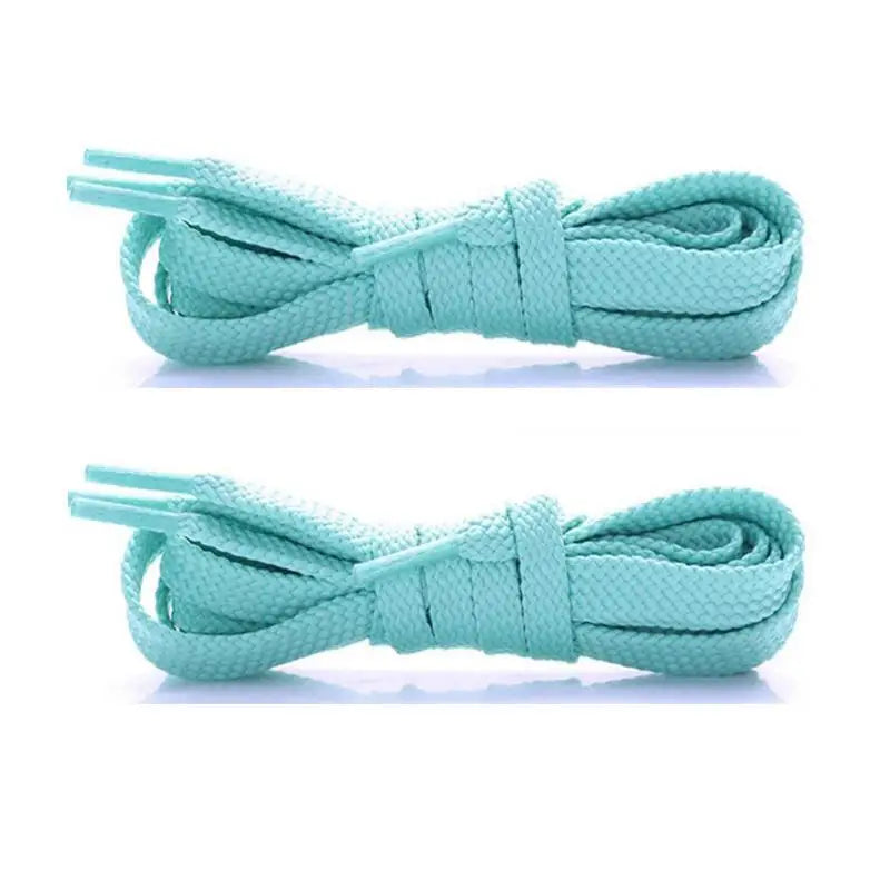 Flat Shoelaces Solid Neutral Color Replacement Shoe Strings Suitable for Sneakers Dad Shoes