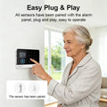 PGST WiFi 4G Home Alarm Security System Set Alexa Automation Alarm Security Protection Door Motion Works with Tuya Smart Life