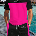 Summer Men's Letter Print Short-Sleeve T-Shirt Stylish | SAMAG