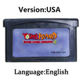 Mario GBA Games cards EUR USA Version GBA Game Cartridge 32 Bit Video Game Console Card Series Super  Wario Land4