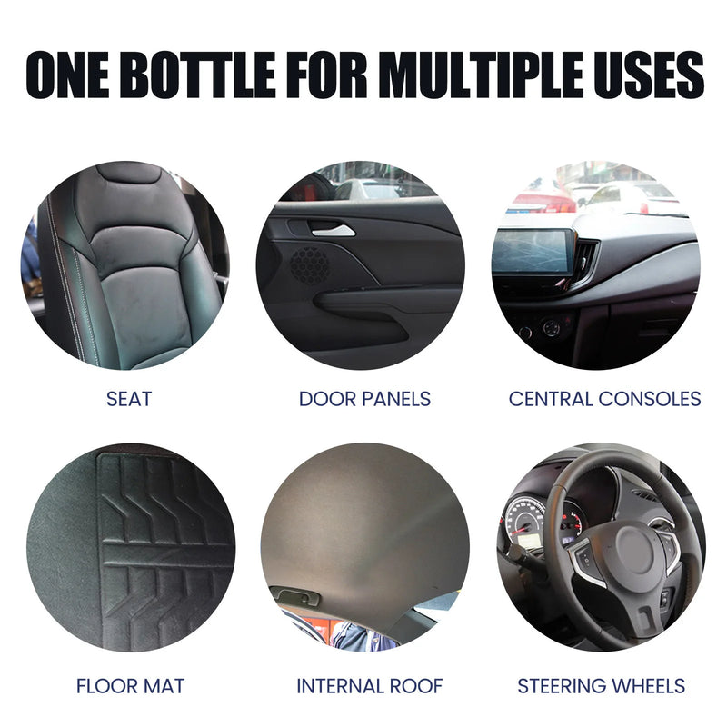 Automotive Interior Cleaner, Instrument Panel, Seat Leather, Multi-purpose Refurbishing, Cleaning and Maintenance Agent