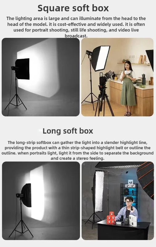 50cm 65cm 70cm 90cm Softbox with Bowens interface Light Box Photo Soft Light Box For Professional Photography Photo Studio