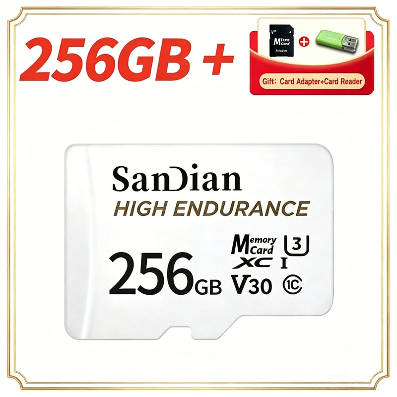 2026 New Class 10 High Speed Micro TF SD Memory Card Multi Capacities Storage For Camera Drone Dash Cam Smartphone