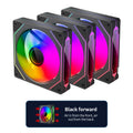Teucer Infinite Mirror 120mm 5V 3Pin ARGB PC Case FAN 12V 4Pin PWM 800-2000RPM 12cm Chassis CPU Water Cooling Ventilator