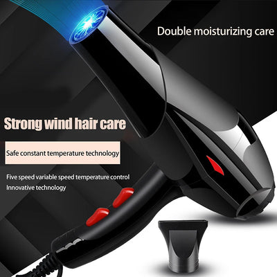 HUA High Power Hair Dryer Blue Light Cold And Hot Wind | SAMAG