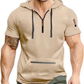 Men Hooded Sleeveless Shirt Casual Gym Tank Top Male Breathable Bodybuilding Vest Basketball Shirt Fashion Singlet Man Clothes