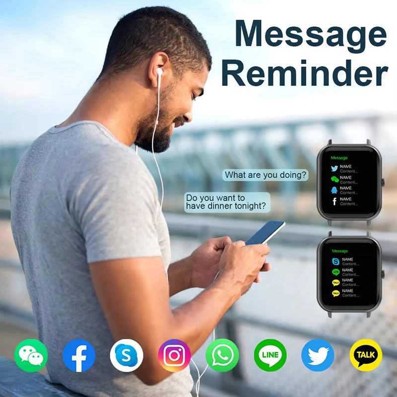 Watch 5 Upgraded Sports Smart Watch 2026 New Men Woman GPS Track HD Bluetooth Call Heart Rate IP68 Waterproof Fitness Smartwatch