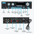AK35 800W Home Car Amplifiers 2 Channel bluetooth 5.0 Surround Sound FM USB Remote Control Mini HIFI Digital Amplifier Stereo