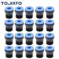 3D Printer Extruder Parts Bowde ECAS04 Pneumatic Fitting Straight Quick in Print Extruder Embedded Collet Clips for PTFE Voron