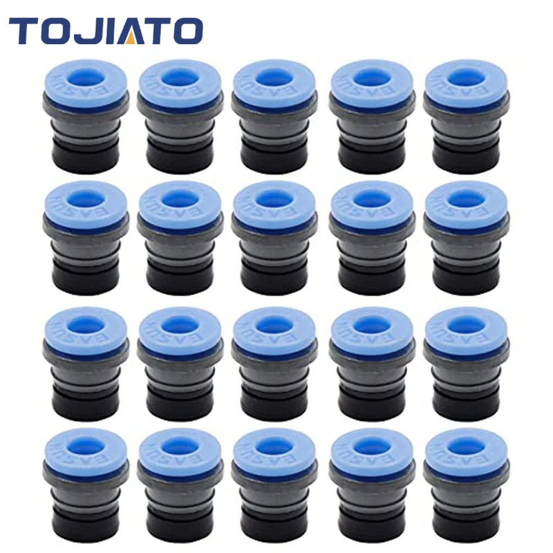 3D Printer Extruder Parts Bowde ECAS04 Pneumatic Fitting Straight Quick in Print Extruder Embedded Collet Clips for PTFE Voron