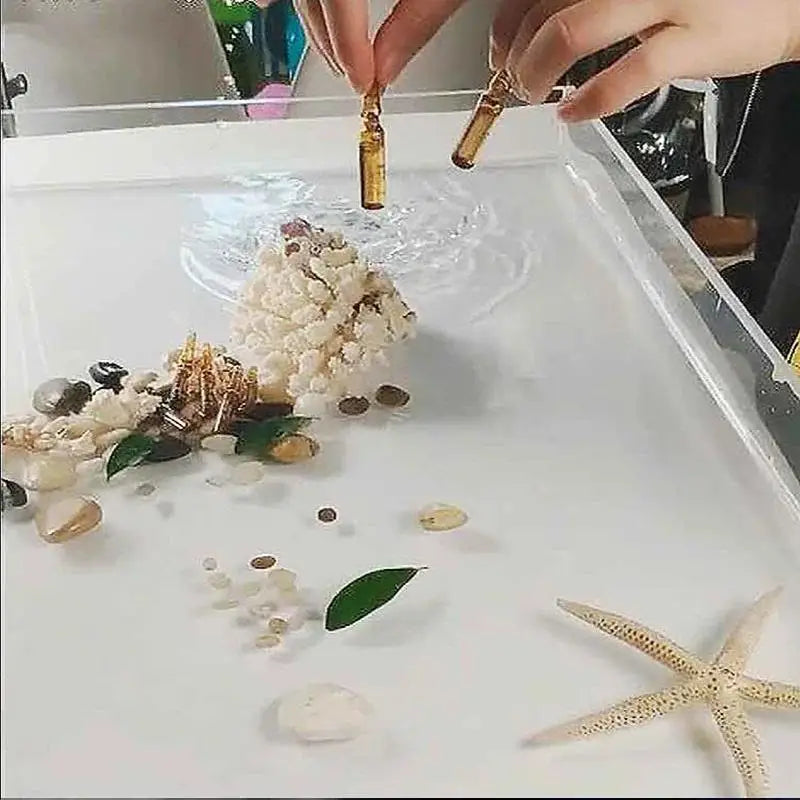 High Transparent 5mm Acrylic Water Tank Shallow Sink Photo Studio Kit Tabletop Shooting Props Cosmetics Storage Tray Background