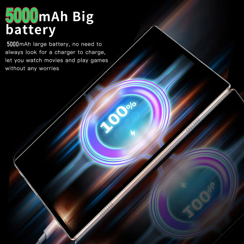 Global Version 10.1 Inch Tablet PC 3G Phone Call Octa Core Dual SIM Dual Cameras 4GB+64GB Android 13 WiFi Bluetooth Google Play