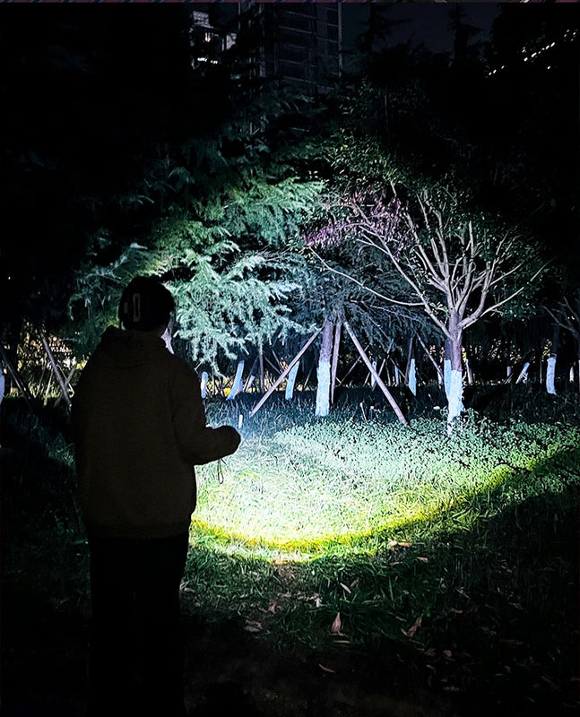 Mini Telescopic Zoom Flashlight 3 Light Mode Torch USB Rechargable Waterproof Powerful Flashlights Outdoor Portable Torch Lamp