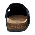Comwarm Arch Support Unisex Clogs Slippers With Adjustable Metal Buckle Vegan Suede Mules Anti-slip Cork Footbed Potato Shoes