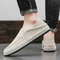 Summer Casual Loafers Men Breathable Slip On Urban Shoes Men Classic Linen Canvas Sneakers Male Light Flats Lazy Shoes Cheap