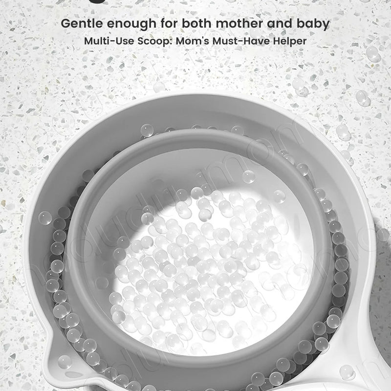 Baby Bath Rinsing Cup, Large Capacity Anti-Slip & Hangable Shampoo Helper for Mess-Free Hair Wash