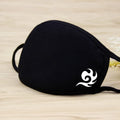 Black Face Mask Unisex Winter Warm Thickening Half Face Mouth Mask Cotton Cartoon Pattern Anti-Dust Anti- Respirator Kpop Mask